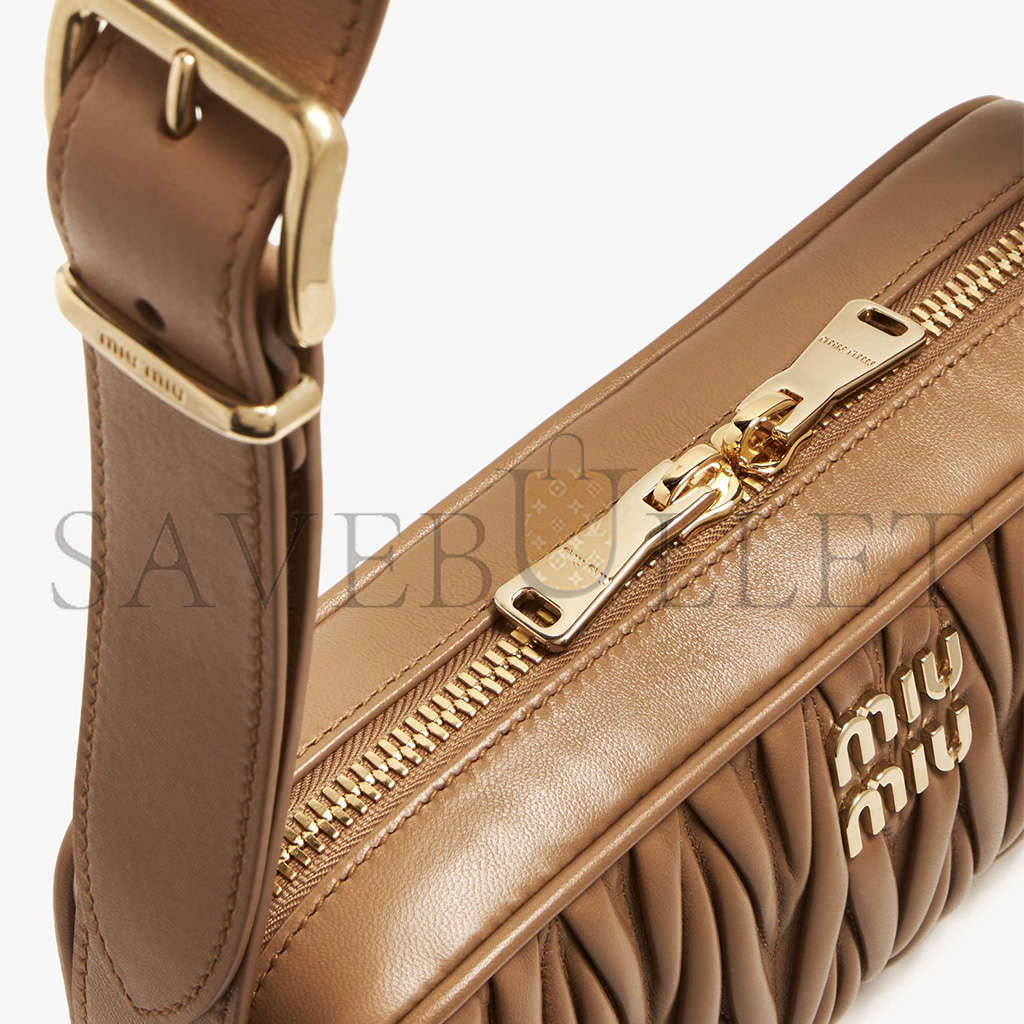 M1v M1v materasse embossed nappa leather shoulder bag 5bc158 (24.5*11.5*7cm)
